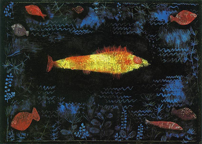 Photo:  Paul Klee, The Golden Fish, 1925